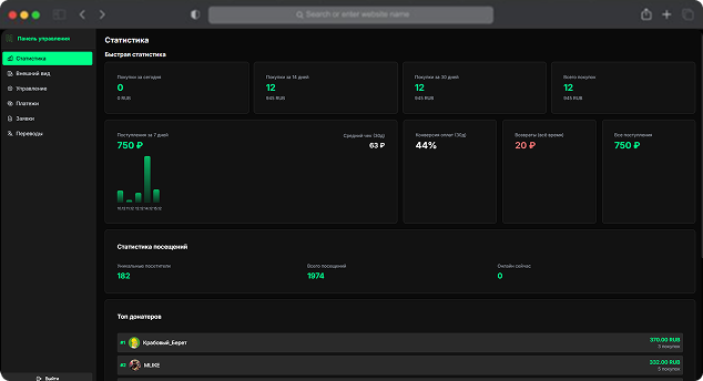 Пример многостраничного сайта - проект MOSTWEB